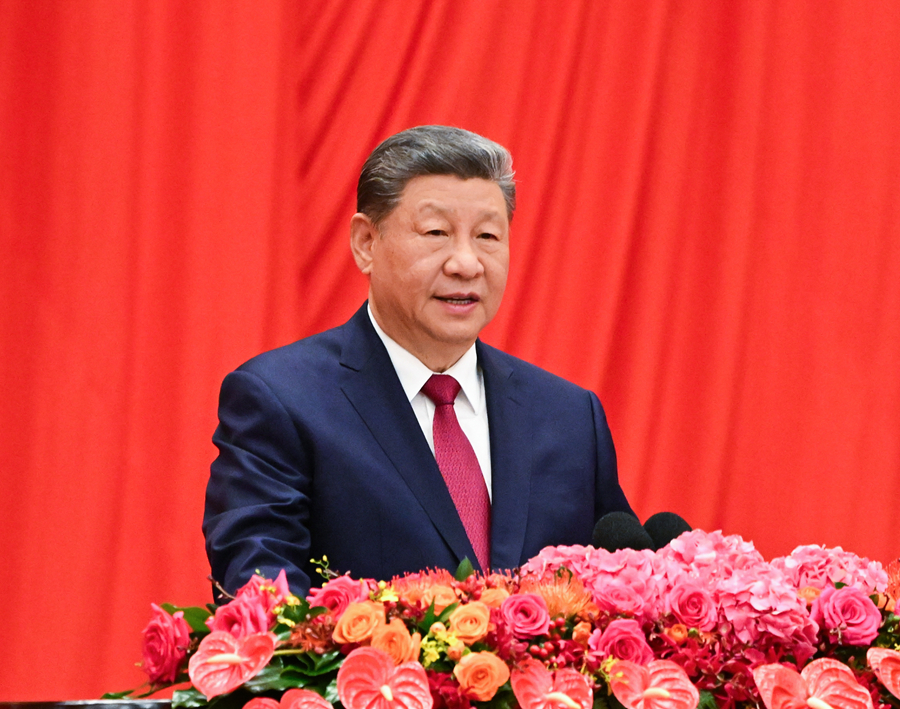 庆祝中华人民共和国成立77周年招待会在京举行 习近平发表重要
